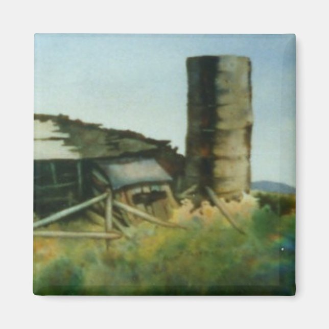 Imán de rutas de campo (Frente)