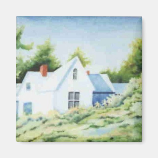 Imán de rutas de campo (Frente)