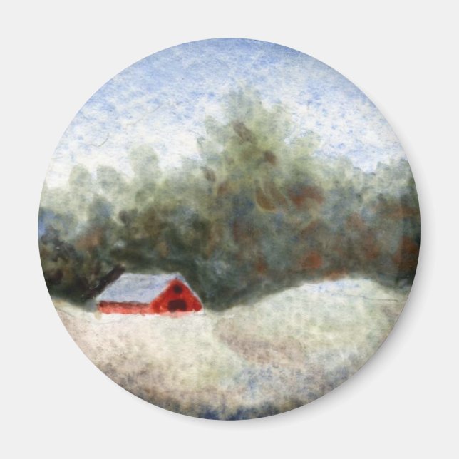 Imán de rutas de campo (Frente)