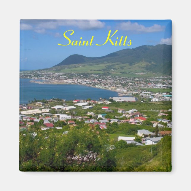 imán de Saint Kitts (Frente)