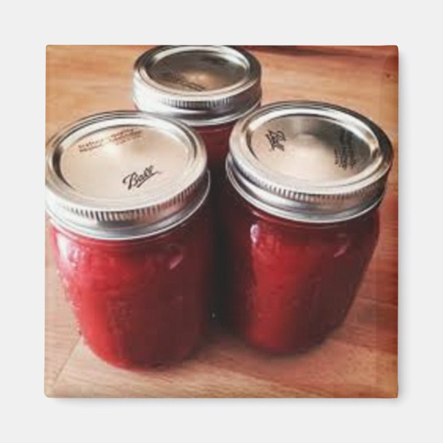 Imán de Salsas Calientes Caseras (Frente)