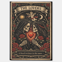 Imán de San Valentín Gótico de Los Amantes Tarot 