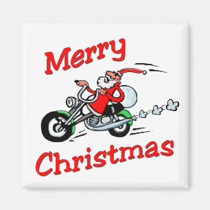 Imán de Santa de la motocicleta