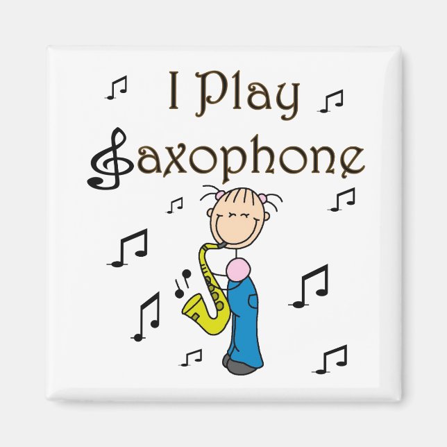Imán de Saxofonista (Frente)