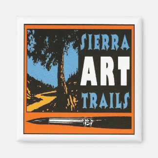 imán de senderos de arte de Sierra