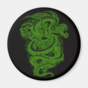 Imán de serpiente verde