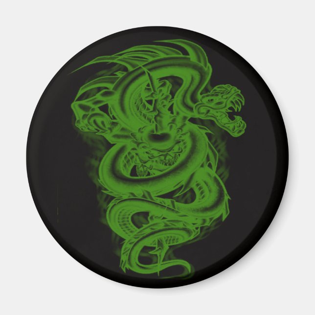 Imán de serpiente verde (Frente)