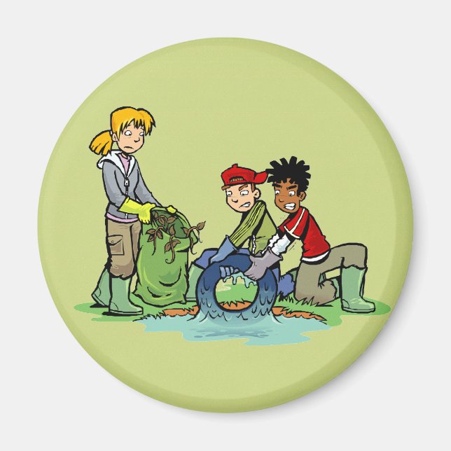 Imán de servicio comunitario (Frente)