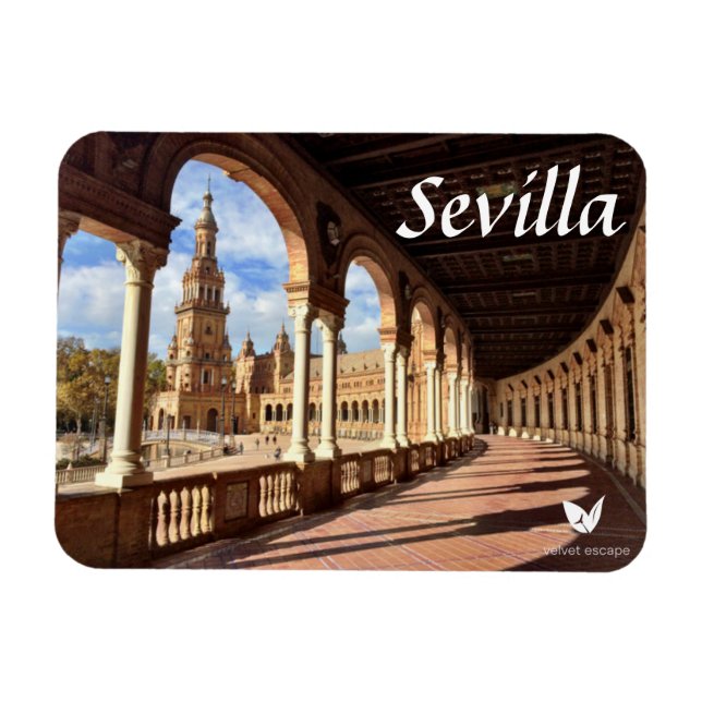 Imán de Sevilla por Velvet Escape (Horizontal)