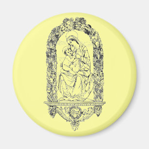 Imán de símbolos cristianos