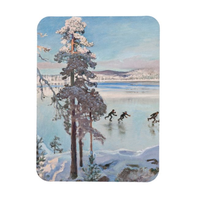 imán de Skaters de Gallen-Kallela (Vertical)