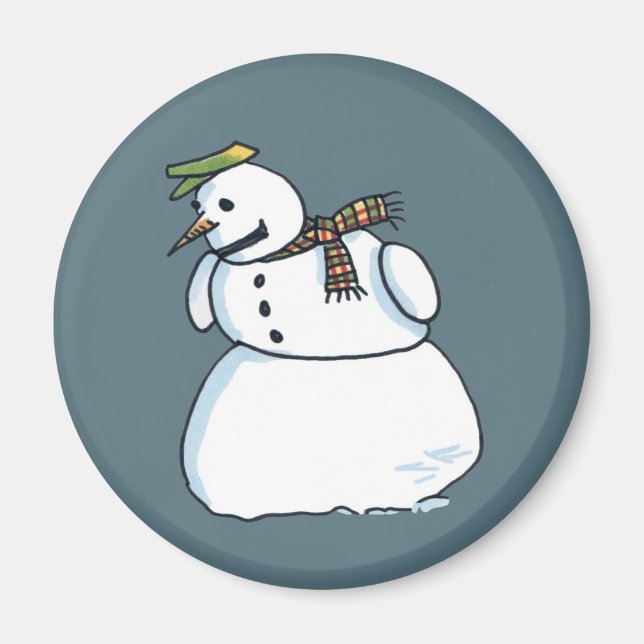 Imán de Snowman (Frente)