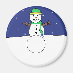 Imán de Snowman