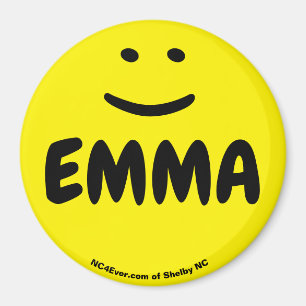 imán de sonrisa amarilla EMMA