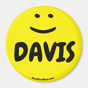 Imán de sonrisa amarillo DAVIS
