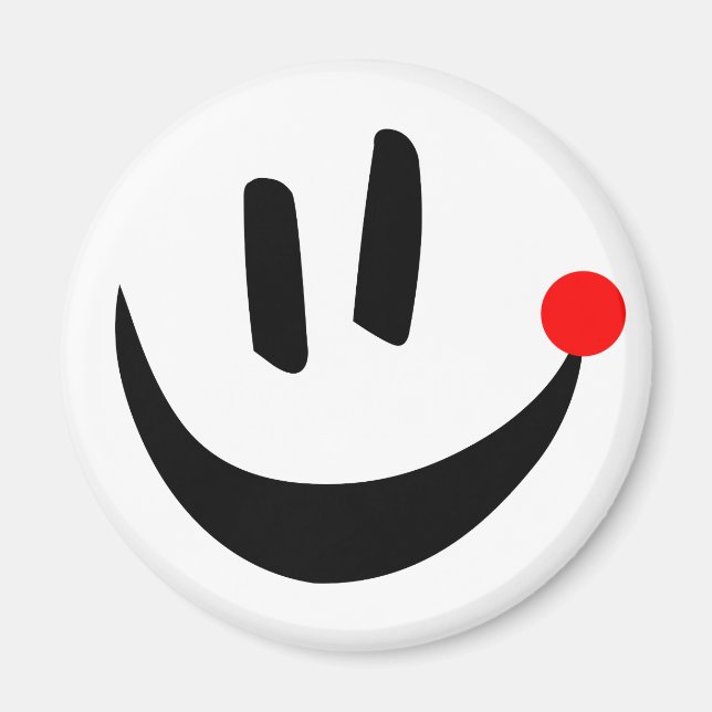 imán de sonrisa de Loka Nota (Frente)