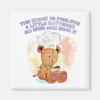imán de sonrisa y de cocinar al oso