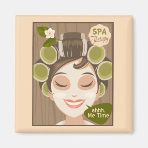 Imán de Spa Tiempo para Mí