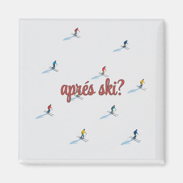 Imán de Square après ski  (Frente)