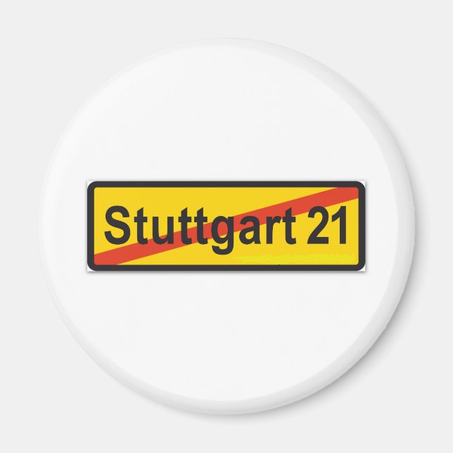 Imán De Stuttgart 21 (Frente)