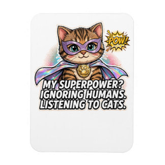 Imán de Superpoder de Gato con Audición Selectiva 
