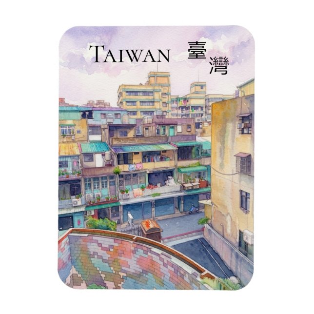 Imán de Taiwán (Vertical)