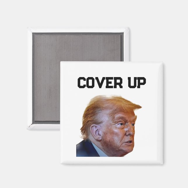 Imán de tapadera de Trump (Anverso/Reverso)