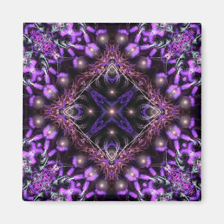 Imán de Tapiz Fractal Purple Light