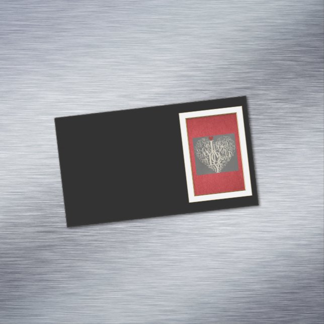 Imán de Tarjeta de Presentación de Amor (In Situ)