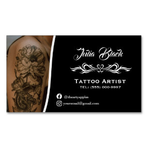 Imán de Tarjeta de Visita para Artista de Tatuajes