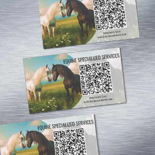 Imán de tarjetas de visita de código QR para cabal