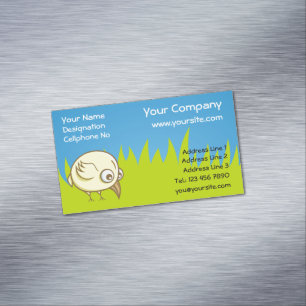 Imán de tarjetas de visita del personalizado de av