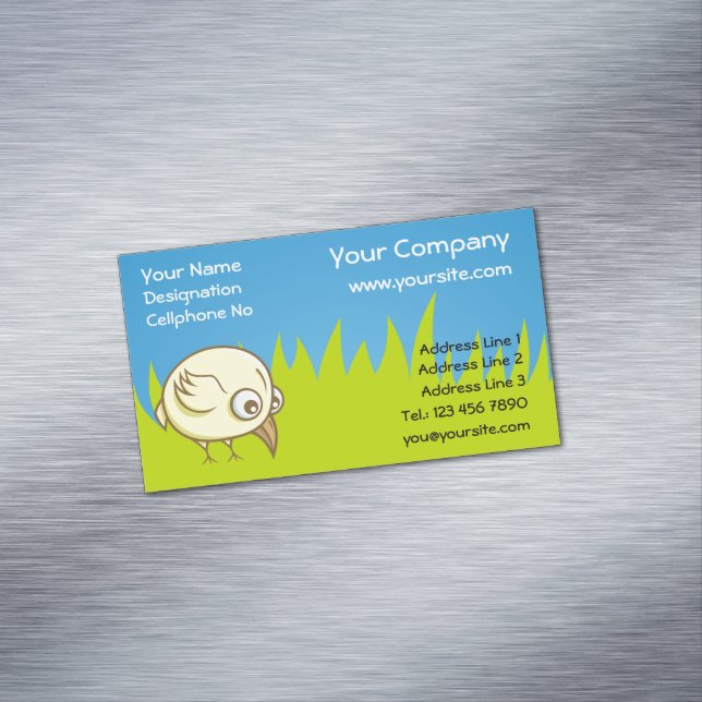 Imán de tarjetas de visita del personalizado de av (In Situ)