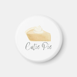 Imán de tarta de calabaza Cutie Pie – Favor de duc