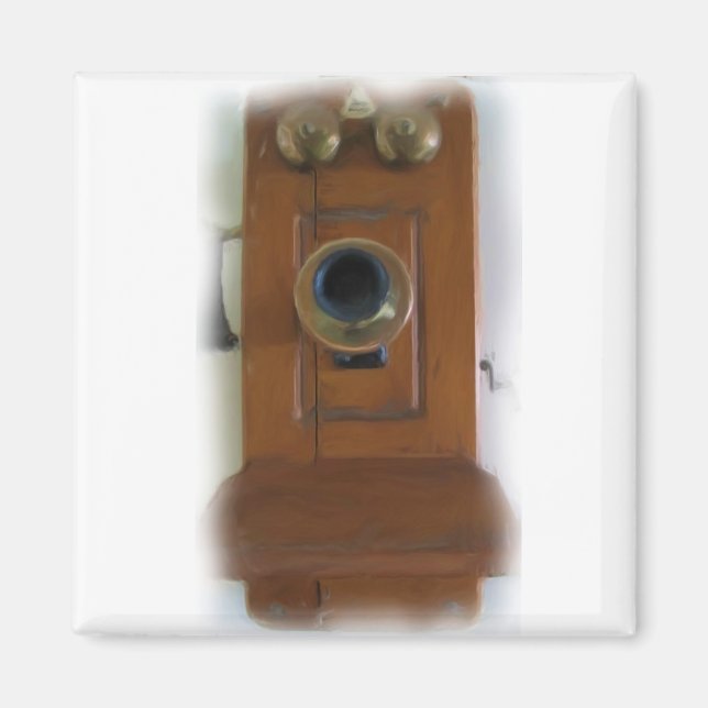 Imán de teléfono de época (Frente)