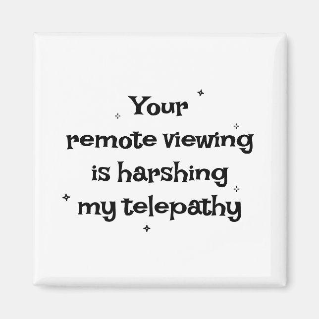 imán de telepatía de visión remota (Frente)