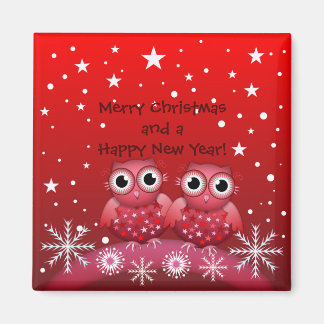 Imán de texto para Navidades pequeños y Personaliz