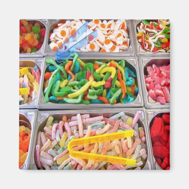 imán de tienda de dulces (Frente)