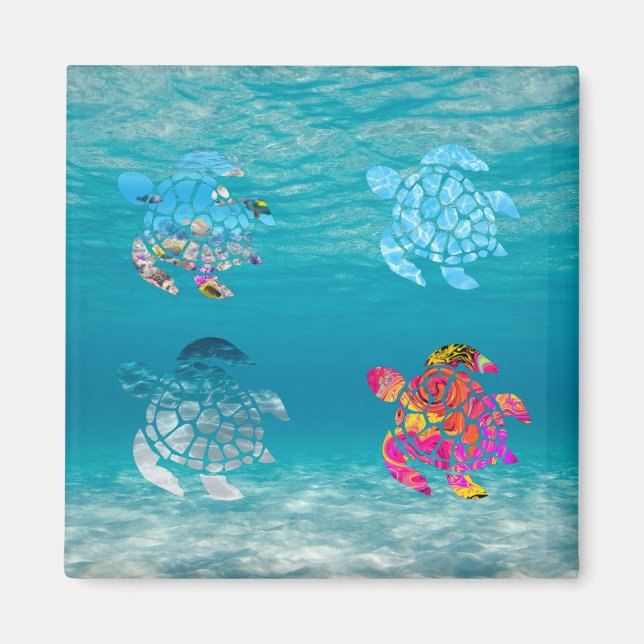 Imán de tortuga marina (Frente)