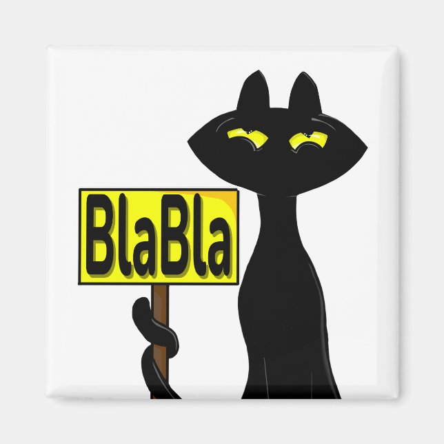 Imán de trasero de Boogie Fanny - BlaBla signo (Frente)