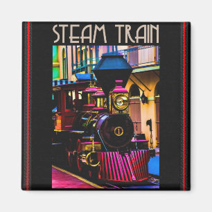 Imán de trenes de vapor