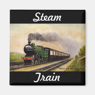 Imán de trenes de vapor