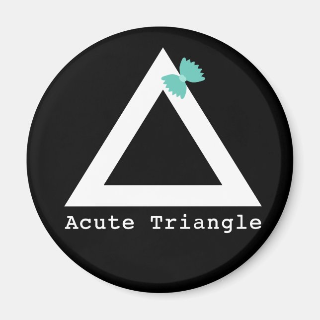 Imán de triángulo agudo (Frente)