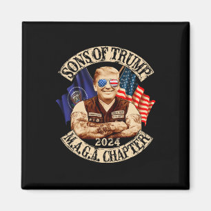 Imán De Trump Maga Chapter 2024 Funny