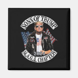 Imán De Trump Maga Chapter 2024 (on Back)