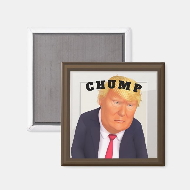 Imán de Trump/Papanatas (Anverso/Reverso)