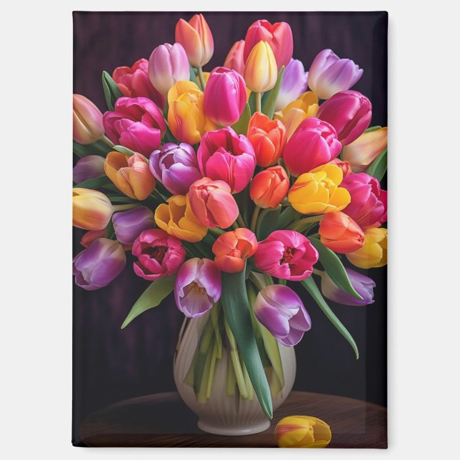 Imán de Tulipanes   (Anverso)