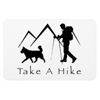 Imán Dé Un Paseo Por Las Montañas Magnet-Husky