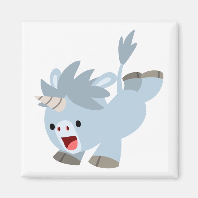 Imán de Unicorn, Personalizado maliciosa (Frente)