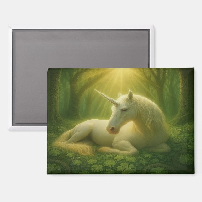 Imán de Unicornio Encantado (Anverso/Reverso)